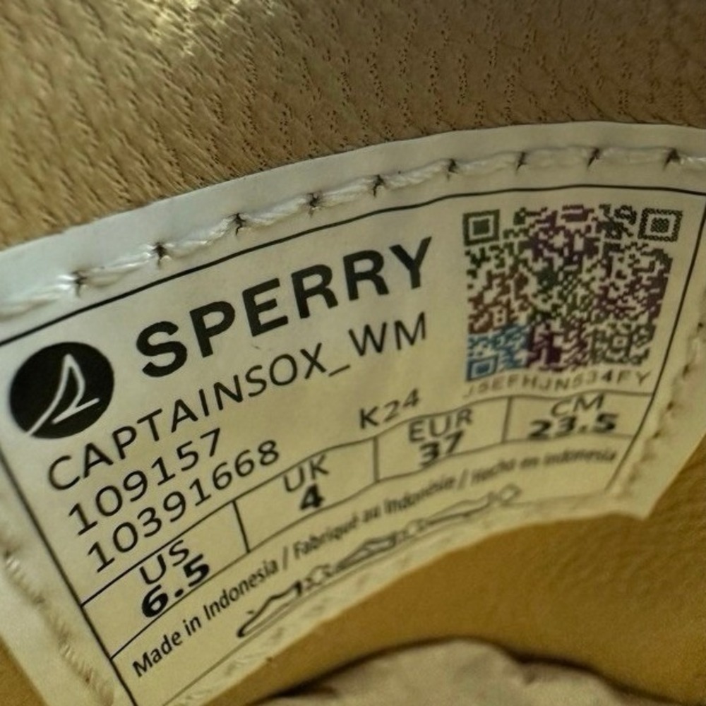 Sperry Top-Sider Captains Oxford Boat Shoes Blush Tan Women US Size 6.5M - Picture 10 of 13